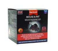 Rentokil Mouse and Rat Weatherproof Blocks 5 Pack XD