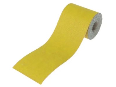 Faithfull Aluminium Oxide Sanding Paper Roll Yellow 115mm x 5m 60G