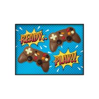 Decorated milk choc twin game controllers gift box - 195mm - 5x140g