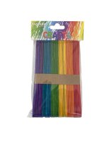Jumbo Lollipop Sticks - Coloured (50)