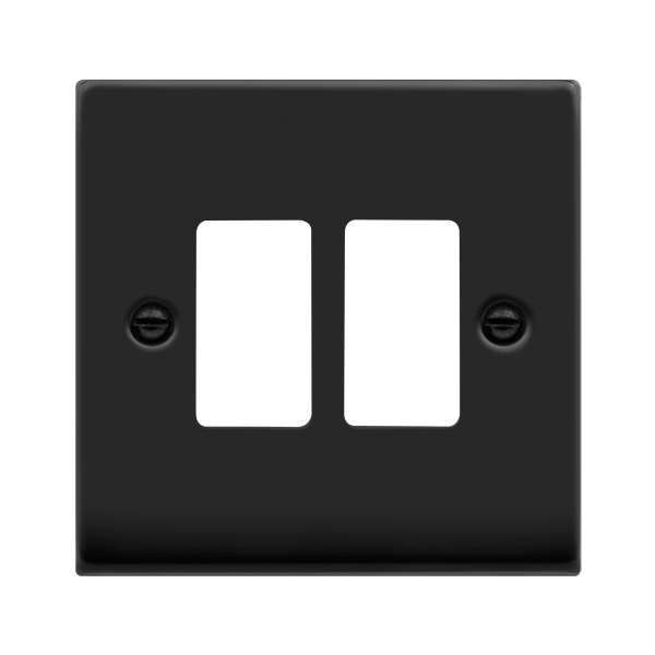 Click Deco 2G Gridpro Plate Matt Black VPMB20402