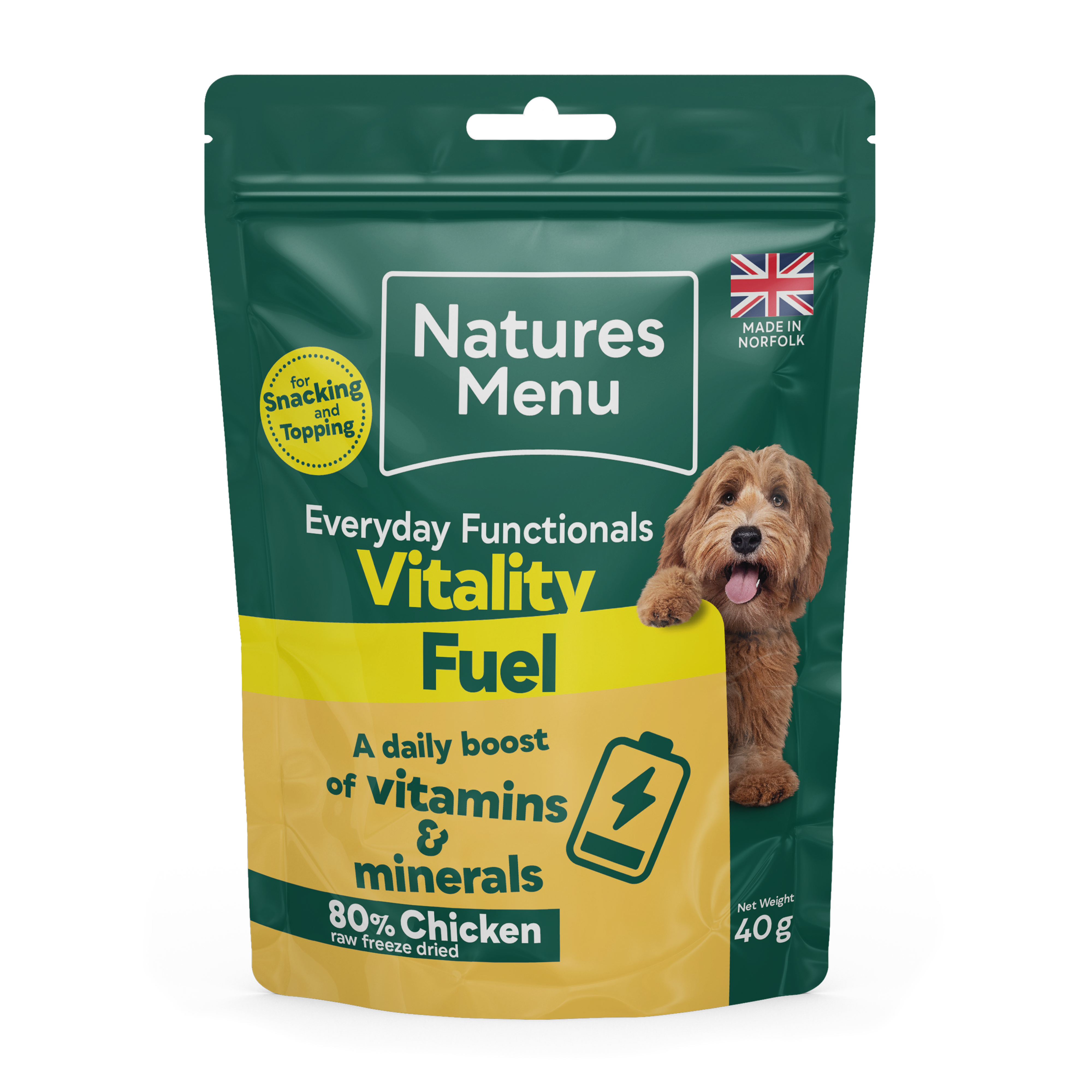 Natures Menu Adult Dog Everyday Functionals Vitality Fuel Multivitamins 7x40gm