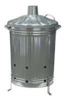 NO89 GALV 18 TAPER INCINERATOR