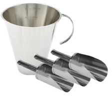 Stainless Steel Jugs & Scoops