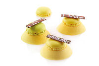 Mini Tarts SILICONE MOULD NAKED 44mmx 10mm BLACK