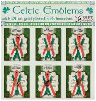 St.Patrick's Day Brooch Display Stand/72 Brooches   (85360)