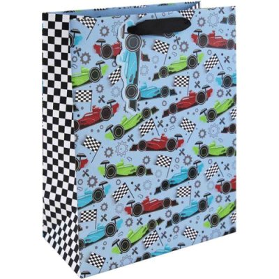 Large Race Car Gift Bag