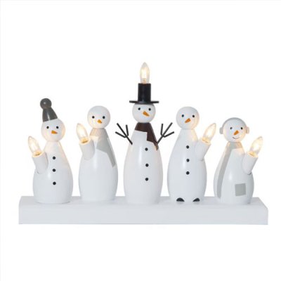 White Snowman Candlebridge - 32cm