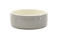 Scruffs Stoneware Classic FOOD Bowl 13cm Grey x 6