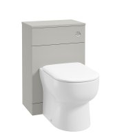 SCANDINAVIAN BACK TO WALL WC MATT ARCTIC GREY UNIT