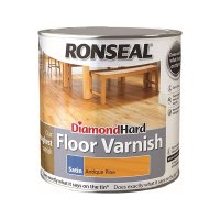 Ronseal Diamond Hard Floor Varnish Antique Pine 2.5L Tin