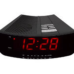 LOGIK LCRAN12 FM/AM Clock Radio - Black