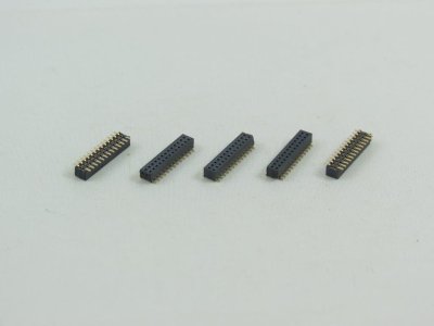 20 position PCB Socket 1mm pitch Surface Mount Tube Packaging