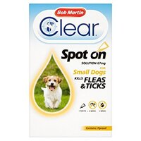 Bob Martin Clear Spot-On Small Dog Flea Drops 1 Tube x 1