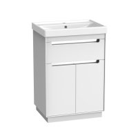 ACUMEN 600 FLOORMOUNTED - WHITE - UNIT BASE ONLY