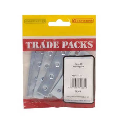 Centurion Mending Plate - Zinc Plated - 75mm - (10 PK)