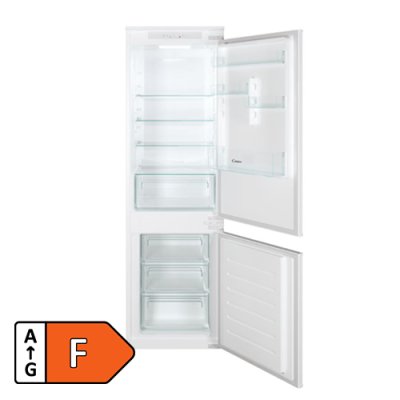 Candy Low Frost Integrated Built-In Fridge Freezer – White | CBL3518FK