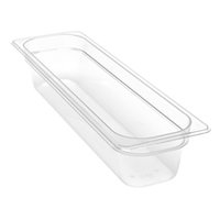 Gastronorm Container 2/4 65mm Black Polycarbonate