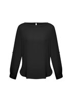 S828LL Ladies Madison Boatneck Blouse