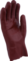 Red PVC 11" Open Wrist Gloves (R127)
