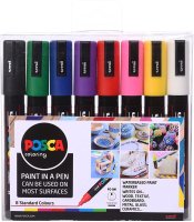 Posca Markers PC -5M - Standard Colours (8)