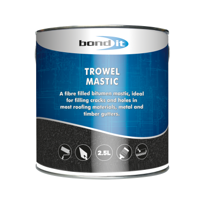 Bond It Trowel Mastic (Black) - 2.5L