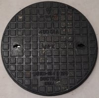 Polydrain 460mm Round Ductile Iron Cover and Frame for Chamber B125