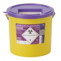 Daniels Sharpsbin 7L - DMI Ireland's Leading Dental Supplier - Next Day Delivery