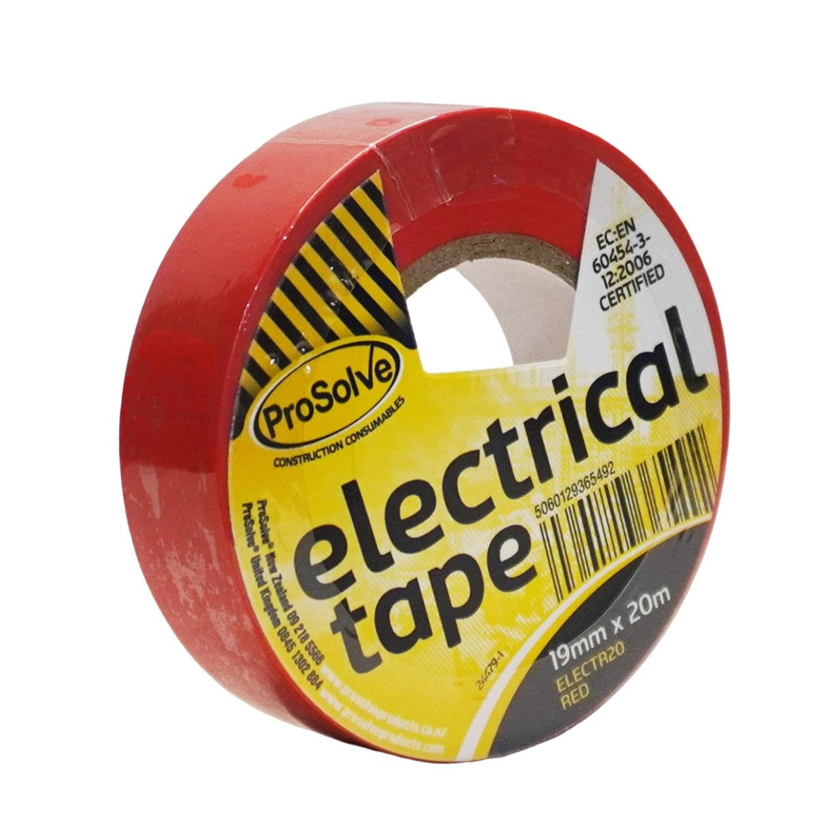 ProSolve ELECTR20 Electrical Tape 19mm x 20m (Red)