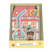 Santoro London Harmonie Lane Notebook 12pc Cdu