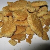 broken digestive biscuit pieces