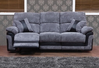 Ashmore Grey Black Recliner