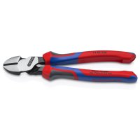 Knipex High Leverage Diagonal Cutter with Comfort Handles Black Atramentized 200mm 74 02 200