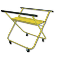 STAND WITH WHEELS AND INTERIOR PIECE-HOLDER TRAY