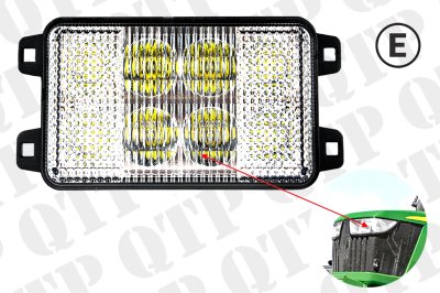 LED Rectangular Head Lamp
