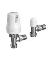 SONAS ANGLED THERMOSTATIC VALVE AND LOCKSHIELD SET