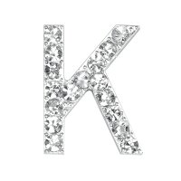 Small Diamante Letter "K" - 20mm