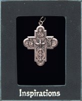 Necklet/4 in 1 Medal On Chain   (6578)