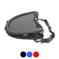 An innovative curved travel bag combined with a versatile lap desk