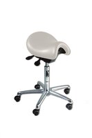Bambach Standard Vinyl Saddle Stool White - DMI Dental Supplies Ireland - Next Day Delivery
