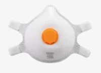 Skytec 6030V Cup Mask Valved FFP3 - White One Size