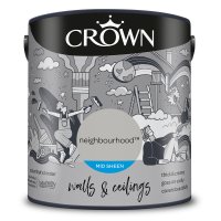 Crown Paint Mid Sheen Neigbhood  2.5l