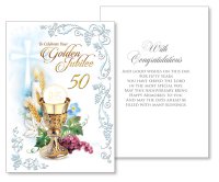 Card - Golden Jubilee with Insert   (20530)