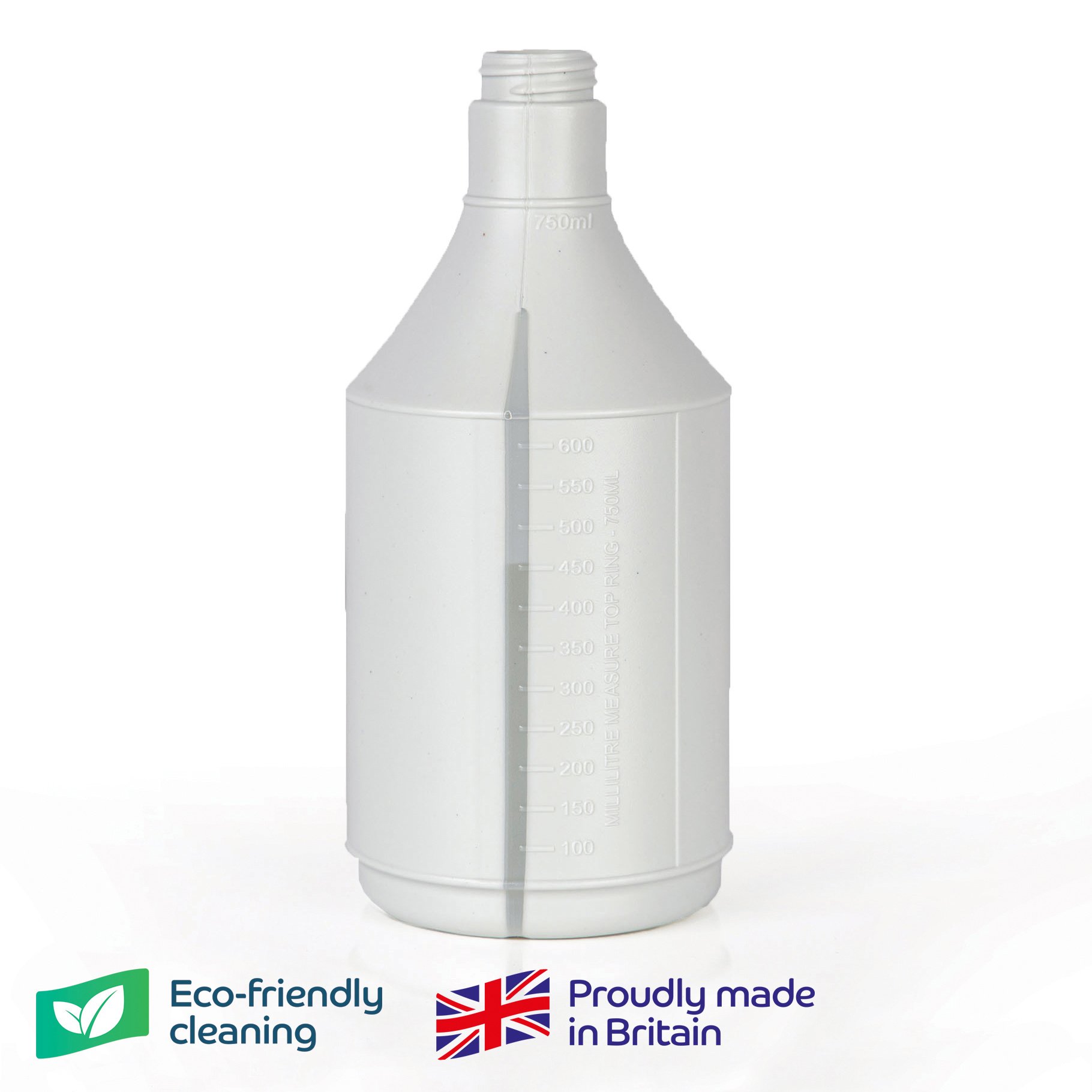 750ML RECYCLED REUSEABLE SPRAY BOTTLE ONLY
