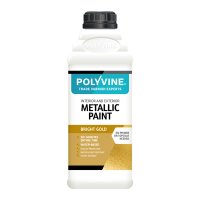 Polyvine Metallic Paint Bright Gold
