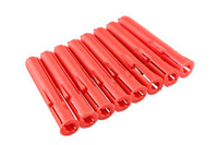 Red Plastic Wall Plugs 100