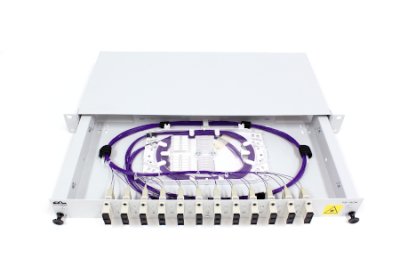 ODF 19&rdquo; 1U 24xSC/PC (12xSCDX) MM Fully Loaded (OM4)