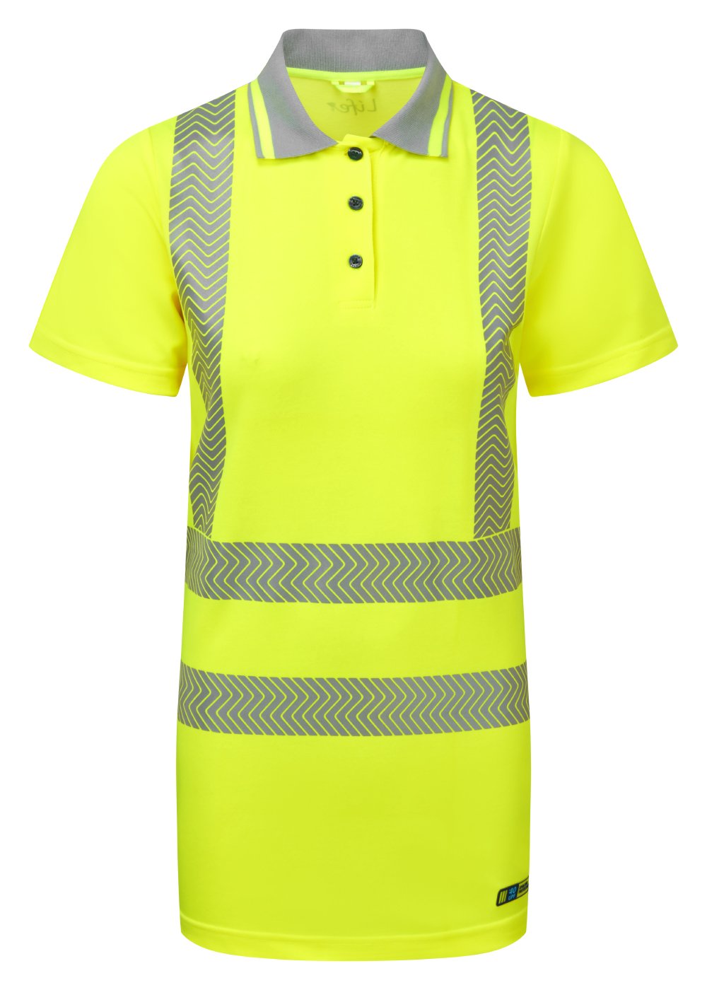 PULSAR&reg; LIFE Women's Hi-Vis Short Sleeve Yellow Polo Shirt