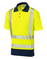 MORTEHOE ISO 20471 CL 2 DUAL COLOUR COOLVIZ PLUS POLO SHIRT