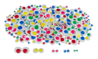 Wiggley Eyes - Self Adhesive Assorted colours and sizes bumper p